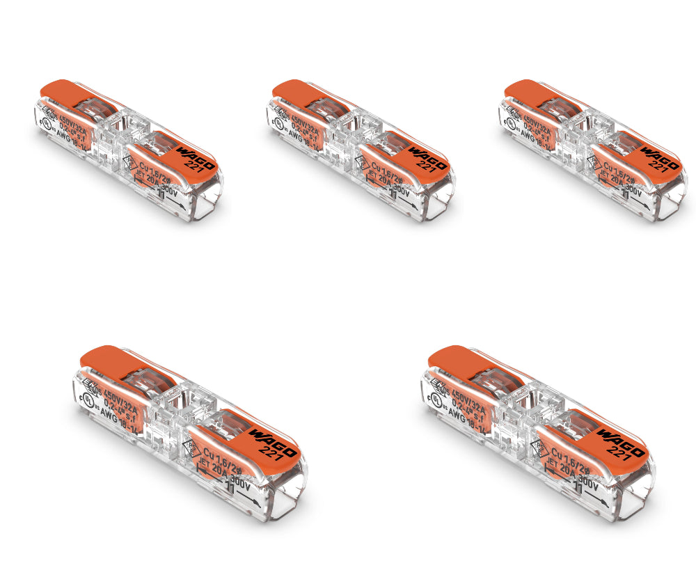 Wago 221-2411 Inline Splicing Connector with Lever