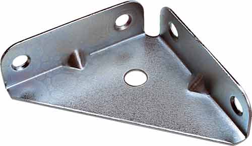 Corner Gussets Zinc-Plated 65mm X 65mm X 19mm