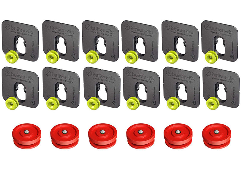 Button Fix - Type 1 - Bonded & Button (Pack of 12+6)