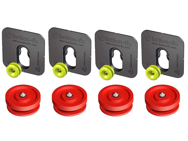 Button Fix - Type 1 - Bonded & Button (Pack of 4+4)
