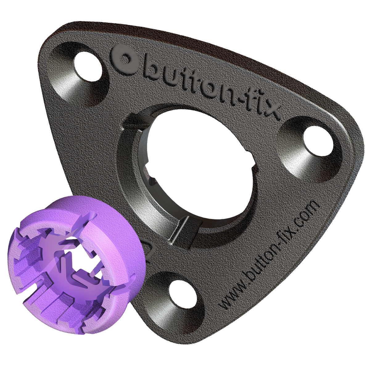 Button-Fix Type 3 fix and button push-on pull-off concealed fixing for wall and ceiling panels