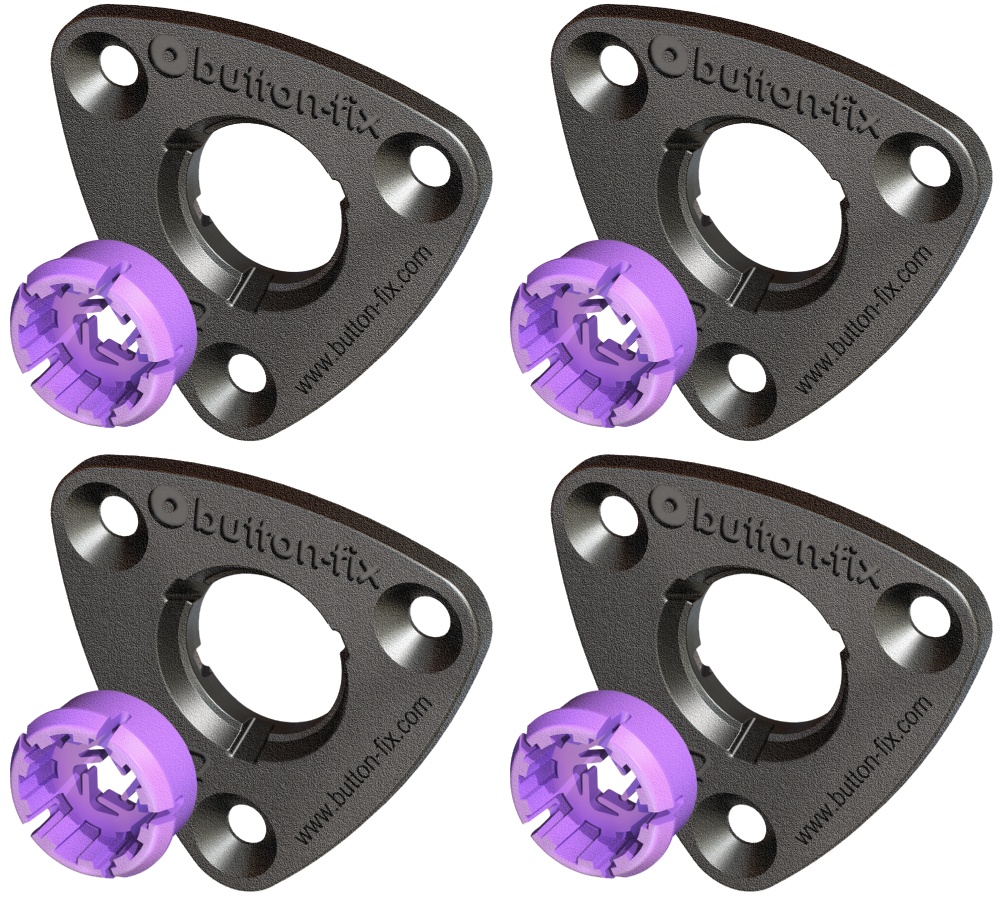 Button-Fix Type 3 fix and button push-on pull-off concealed fixing for wall and ceiling panels – image 6