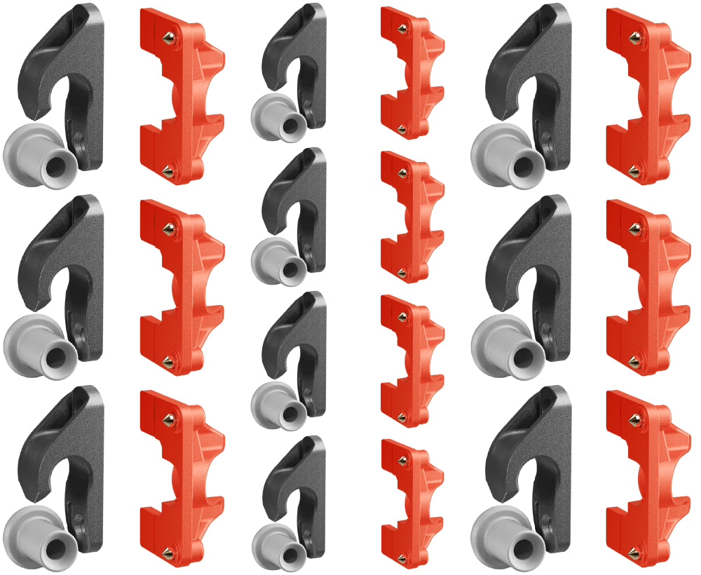 Button Fix Type 2 Compact Drop Down Bracket Slide & Click 90° Concealed Panel Fastener