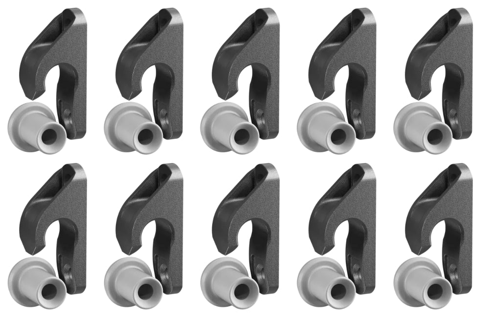 Button Fix Type 2 Compact Drop Down Bracket Slide & Click 90° Concealed Panel Fastener