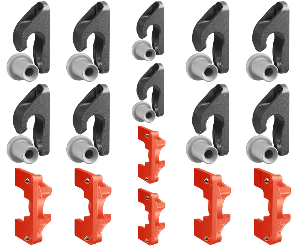 Button Fix Type 2 Compact Drop Down Bracket Slide & Click 90° Concealed Panel Fastener