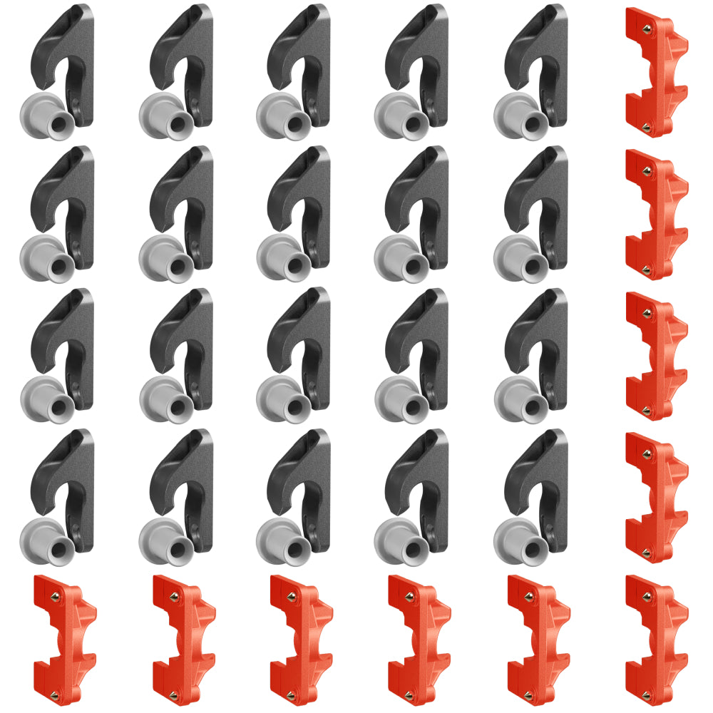 Button Fix Type 2 Compact Drop Down Bracket Slide & Click 90° Concealed Panel Fastener