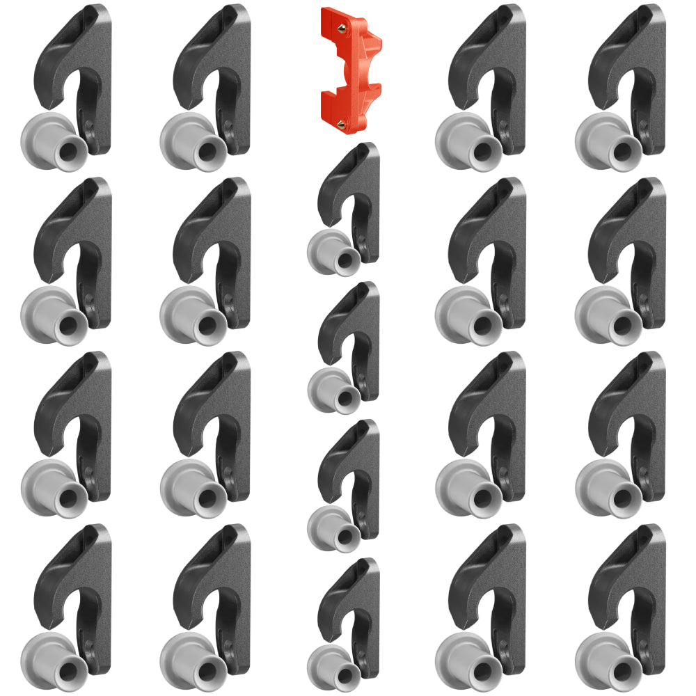 Button Fix Type 2 Compact Drop Down Bracket Slide & Click 90° Concealed Panel Fastener