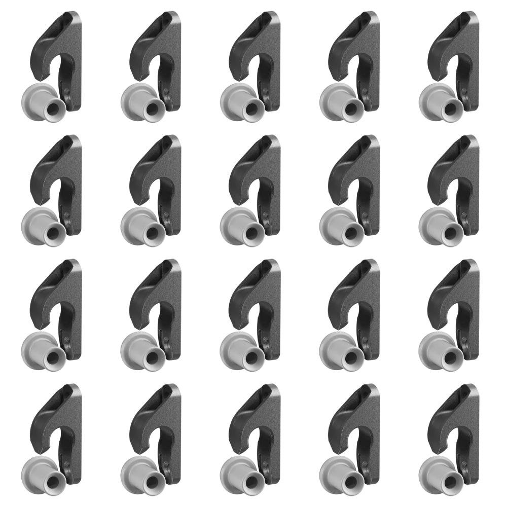 Button Fix Type 2 Compact Drop Down Bracket Slide & Click 90° Concealed Panel Fastener