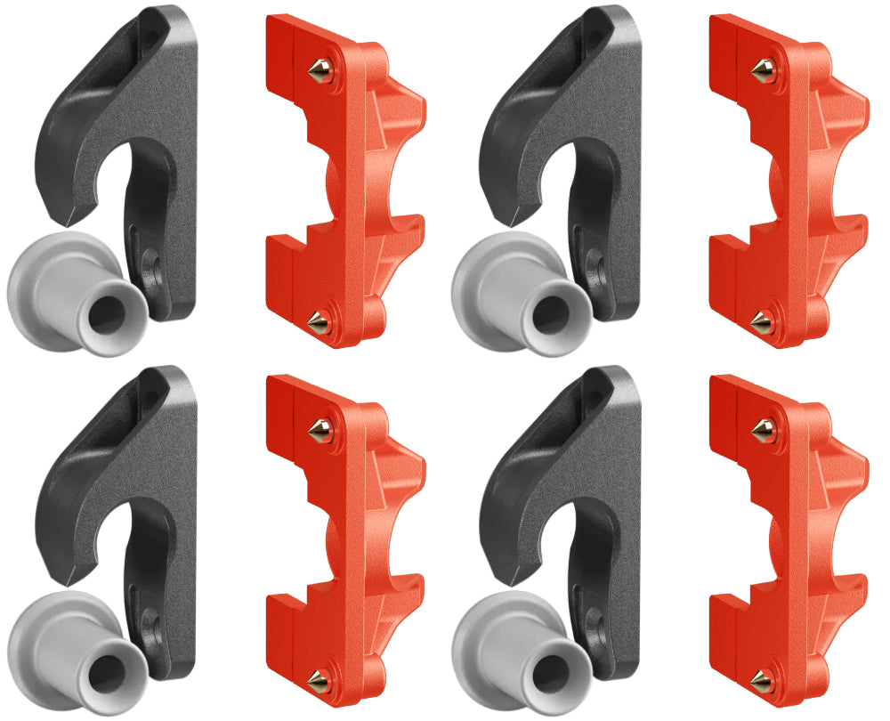 Button Fix Type 2 Compact Drop Down Bracket Slide & Click 90° Concealed Panel Fastener