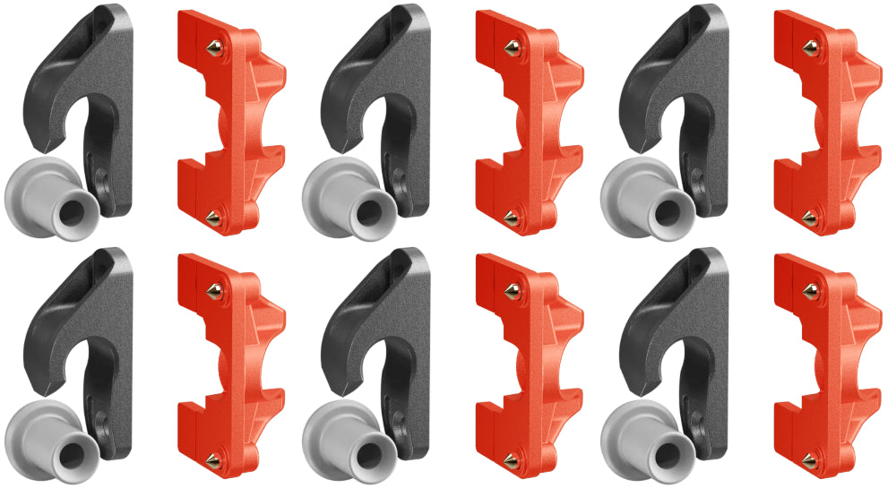 Button Fix Type 2 Compact Drop Down Bracket Slide & Click 90° Concealed Panel Fastener