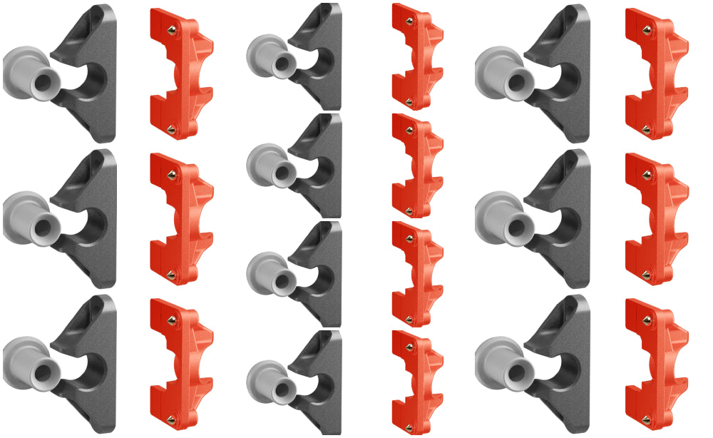 Button Fix Type 2 Compact Push On Bracket Push & Click 90° Concealed Panel Fastener