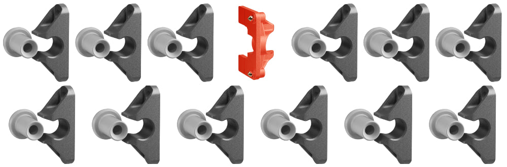 Button Fix Type 2 Compact Push On Bracket Push & Click 90° Concealed Panel Fastener