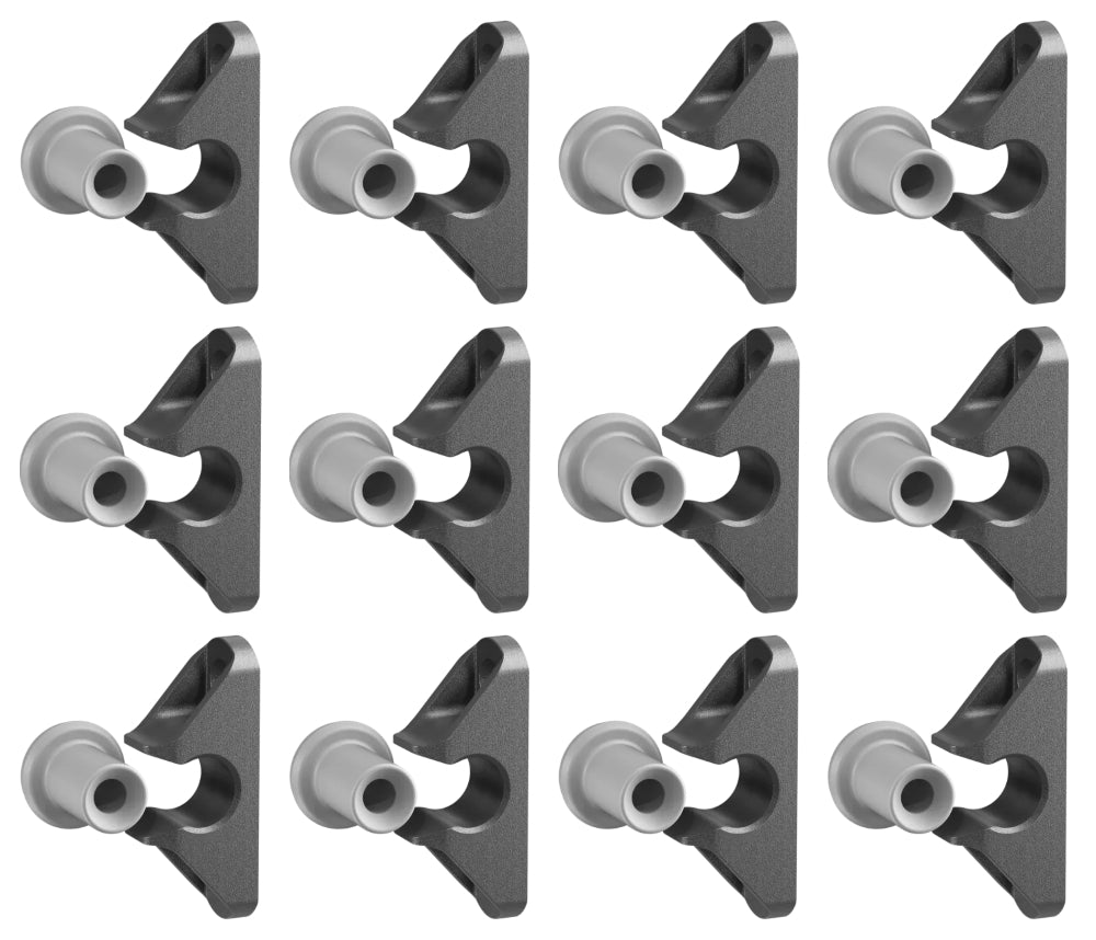 Button Fix Type 2 Compact Push On Bracket Push & Click 90° Concealed Panel Fastener