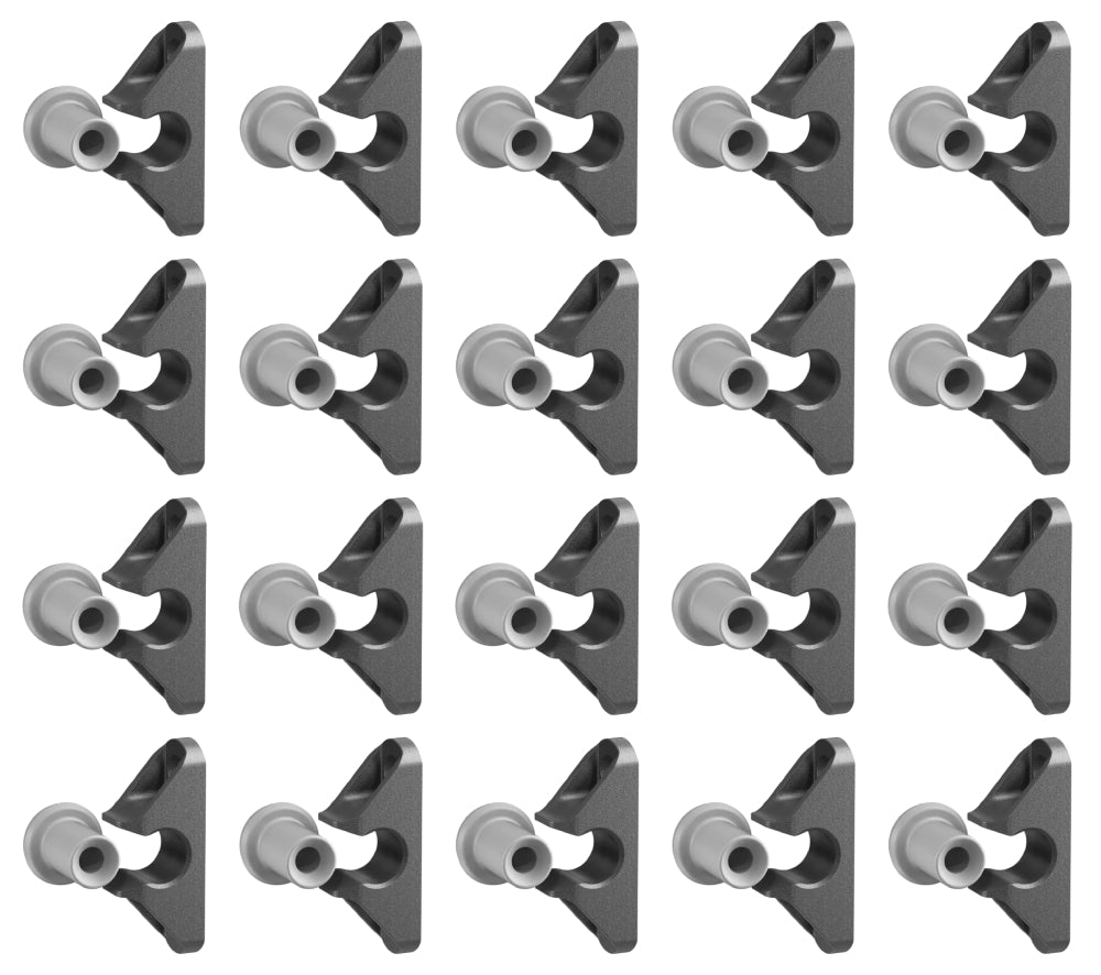 Button Fix Type 2 Compact Push On Bracket Push & Click 90° Concealed Panel Fastener