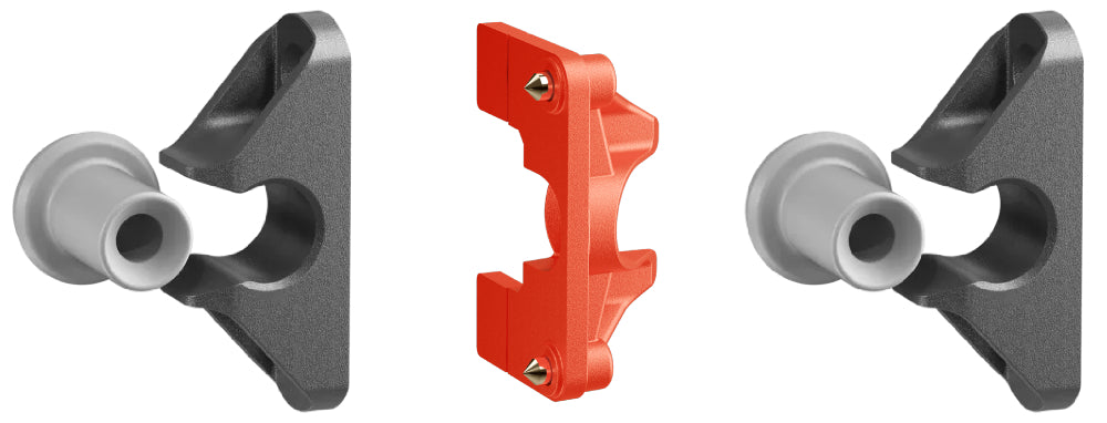 Button Fix Type 2 Compact Push On Bracket Push & Click 90° Concealed Panel Fastener