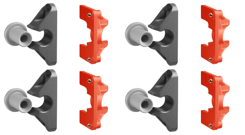 Button Fix Type 2 Compact Push On Bracket Push & Click 90° Concealed Panel Fastener