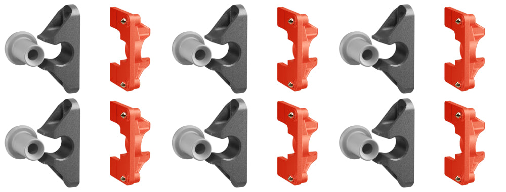 Button Fix Type 2 Compact Push On Bracket Push & Click 90° Concealed Panel Fastener