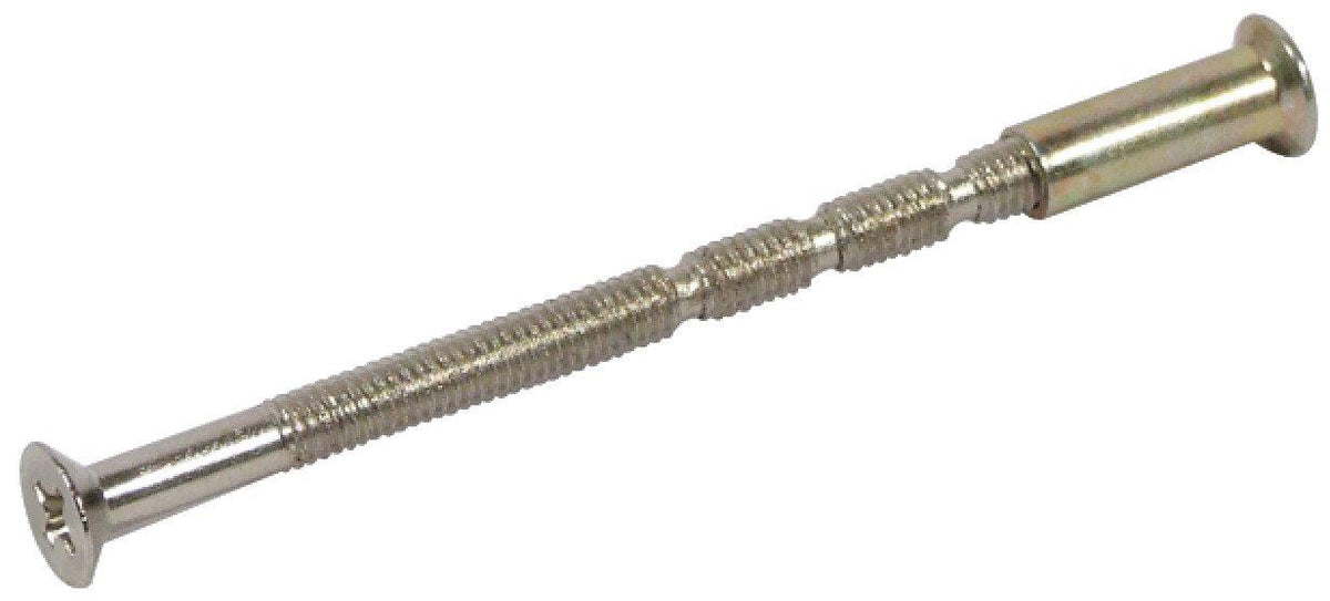 M4 steel bolt and sleeve pair for fixing door handle roses and escutcheons, 78mm long – image 2
