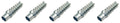 Olympic Fixings zinc plated steel metal expansion plug for fire resistant 18th Edition fixings – image 2