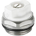 Manual radiator air vent bleed plug valve with 1/2 inch BSP thread