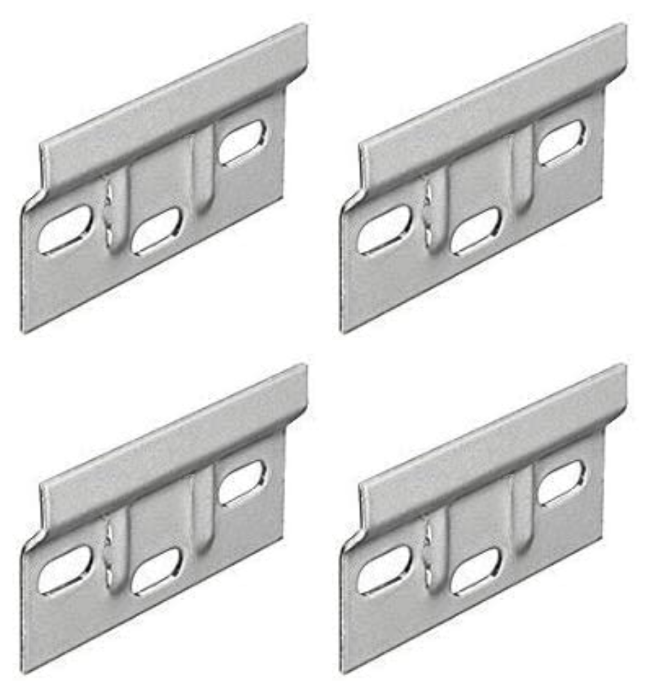 63mm galvanised steel wall plate for kitchen cabinet hangers – image 4
