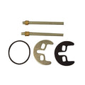 Aumix monobloc basin mixer tap fixing kit with 2-hole mounting bracket