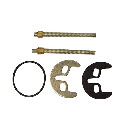 Aumix monobloc basin mixer tap fixing kit with 2-hole mounting bracket