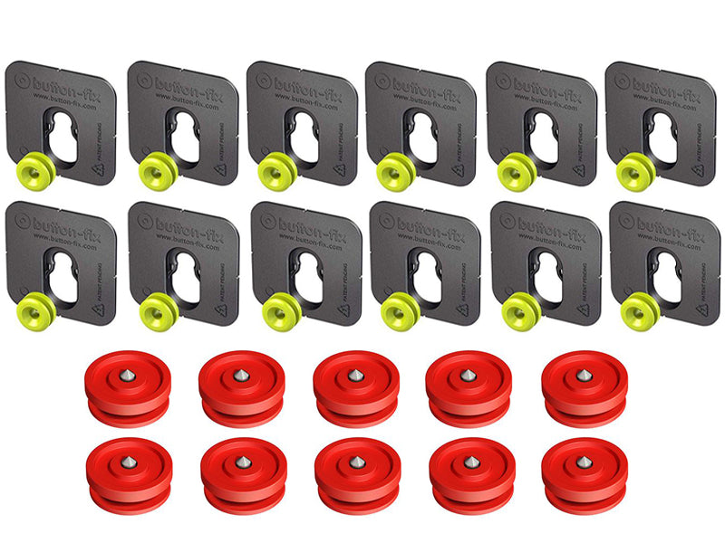 Button Fix - Type 1 - Bonded & Button (Pack of 12+10)