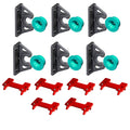 Button-Fix Type 2 Fix and Button concealed 90 degree panel fixing, bundle 6+6