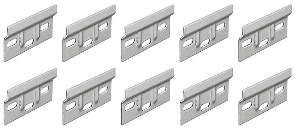 63mm galvanised steel wall plate for kitchen cabinet hangers – image 5