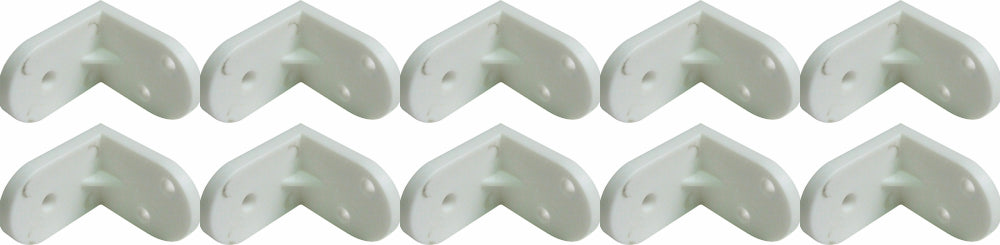 White Plastic Angle Bracket HEAVY DUTY 25x24x16mm Screw Fixing